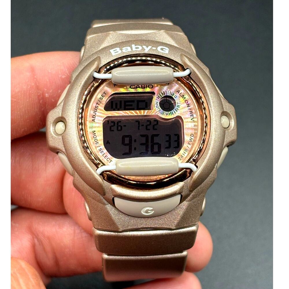 Casio Baby-G BG169G-4 Bronze Rose Gold Digital Women's Watch NIB Discontinued - Picture 14 of 17